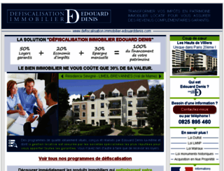 defiscalisation.immobilier-edouarddenis.com screenshot