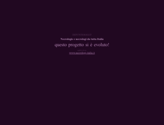 defuntioggi.it screenshot