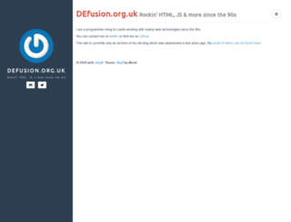 defusion.org.uk screenshot