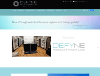 defynemedspa.com screenshot
