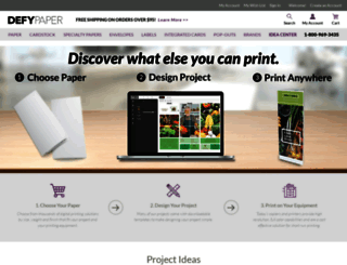 defypaper.com screenshot