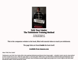defyyourlimitsbook.com screenshot