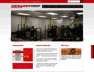 degagecorp.com screenshot