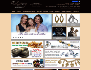degeorgejewelers.com screenshot