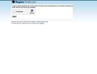 degree-finder.com screenshot