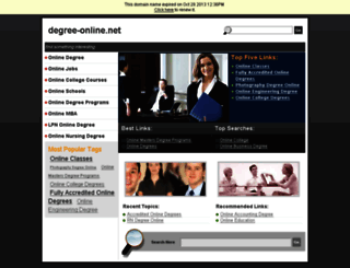 degree-online.net screenshot