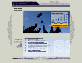 degreesmatch.com screenshot