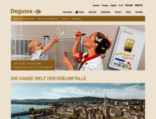 degussa-goldhandel.ch screenshot