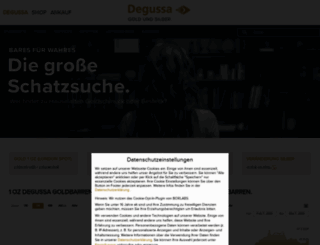 degussa-goldhandel.de screenshot