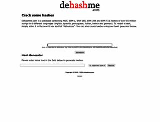 dehashme.com screenshot