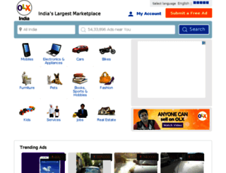 dehradun.olx.in screenshot