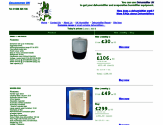 dehumidifier-humidifier.com screenshot