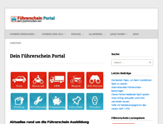 dein-fuehrerschein.net screenshot
