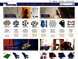 dein-klettershop.de screenshot