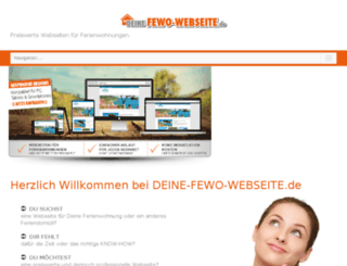deine-fewo-webseite.de screenshot