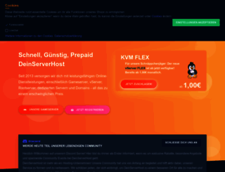 deinserverhost.de screenshot