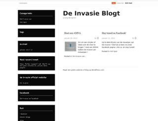 deinvasie.wordpress.com screenshot