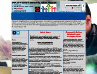 dekalbcountycommunityaction.org screenshot
