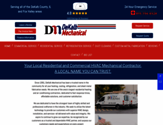 dekalbmechanical.com screenshot