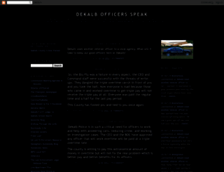 dekalbofficersspeak.blogspot.com screenshot