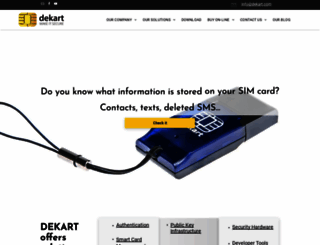 dekart.com screenshot