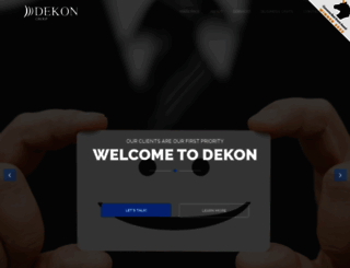 dekon.com.tr screenshot