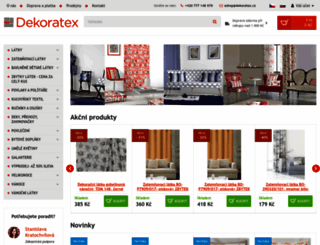 dekoratex.cz screenshot