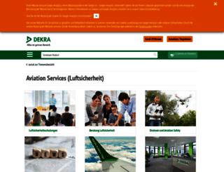 dekra-aviation.com screenshot