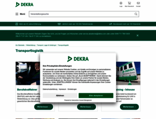 dekra-berufskraftfahrer.eu screenshot
