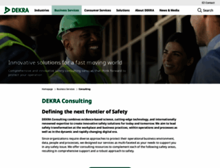 dekra-consulting.com screenshot