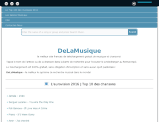 delamusique.org screenshot