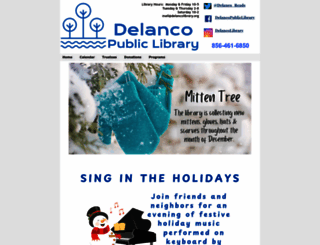 delancolibrary.org screenshot