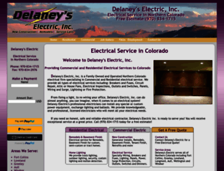 delaney-electric.com screenshot