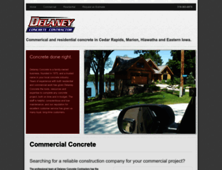 delaneyconcretecedarrapids.com screenshot