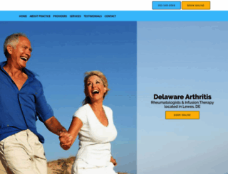 delawarearthritis.com screenshot