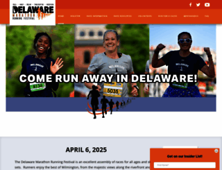 delawaremarathon.org screenshot