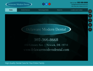 delawaremoderndental.com screenshot
