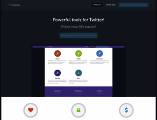 deletealltweets.com screenshot