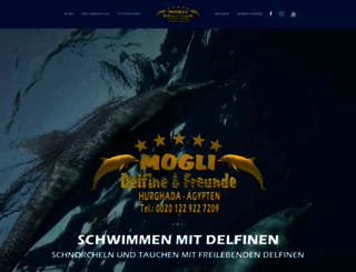 delfinschwimmen-mogli.de screenshot
