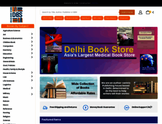 delhibookstore.com screenshot