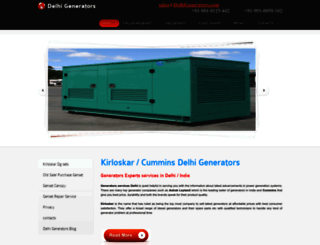 delhigenerators.com screenshot