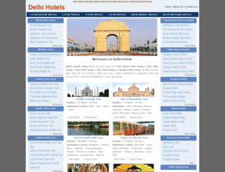 delhihotels-india.com screenshot