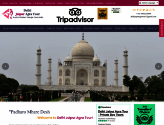 delhijaipuragratour.com screenshot