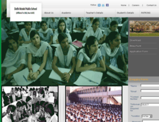 delhimodelpublicschool.com screenshot