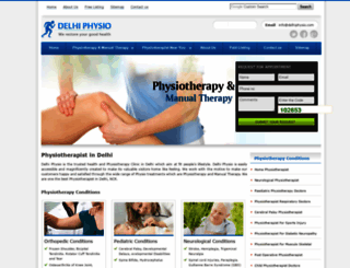 delhiphysio.com screenshot