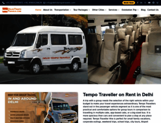 delhitempotravels.com screenshot