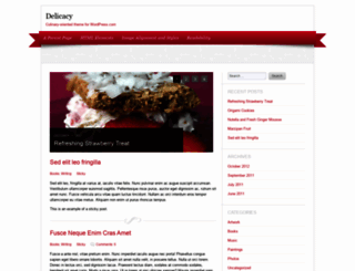 delicacydemo.wordpress.com screenshot