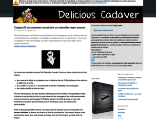 deliciouscadaver.com screenshot