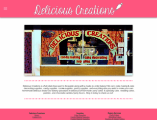 deliciouscreationsinc.com screenshot