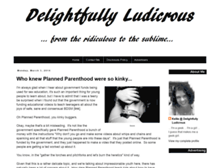 delightfullyludicrous.blogspot.com screenshot